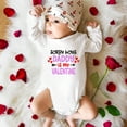 thumbnail image 2 of Ruyang Baby Girl Boy Valentines Outfit New Born Heart Letter Print Romper Bodysuit Long Sleeve Jumpsuit Baby Adorable Clothes, 2 of 5