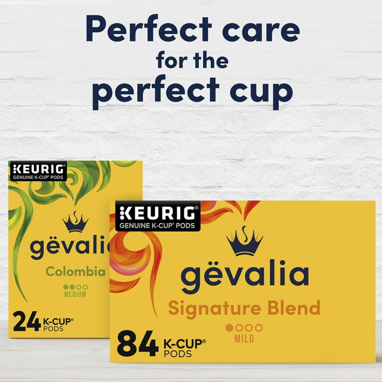 Gevalia Signature Blend Light Roast K-Cup Pods - 84 Count Box, 100% Arabica Coffee For Keurig Brewers