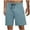 Sky Blue, variant on BLCHUNen Mens Sleepy Shorts Button Drawstring Lightweight Breathable Casual Shorts with Pockets Summer