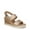 Gold, variant on SOUL Naturalizer Womens Livia Wedge Sandal - Medium & Wide Width