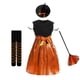 thumbnail image 3 of Disfraz de calabaza para bebé, vestido de princesa para niña, vestido elegante para actuación de vampiro, mameluco de bruja para Halloween de 1 a 12 años, 3 of 5