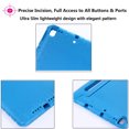thumbnail image 6 of Kids Case for Apple iPad 10.2 Inch 2021/2020/2019, iPad 9th/8th/7th Generation Case with Rotating Handle/ Stand Lightweight Soft EVA Shockproof Rugged for iPad 10.2 Inch Tablet, Blue, 6 of 7