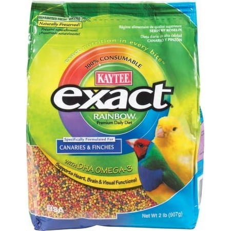Kaytee Products Wild Bird Exact Rainbow Bird Food, 2 lb