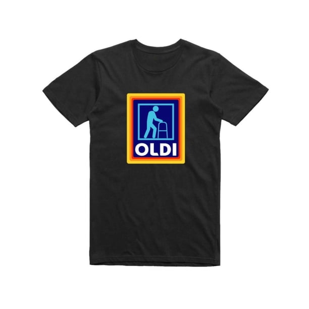Mens Funny T-Shirt oldi Parody Gift For Dad Regular Fit