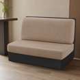 thumbnail image 6 of Elastic Stretch Sofa Seat & Back Cushion Cover Polyester & Spandex Full Wrap Furniture Guard Multi Neutral Tones For Living Room Bench Sofa ishment Decor.Coffee, 6 of 6