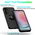 thumbnail image 5 of [PST] Samsung Galaxy A35 5G Ring Case, Anti-Drop Rubberized Hybrid Magnetic Kickstand Case with Ring Stand, 5 of 5