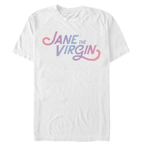 Men's Jane the Virgin Rainbow Logo Graphic Tee White 3X Large