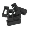 thumbnail image 4 of 6PCS Watch Band Holder Loop Silicone Smartwatch Strap Holder Rings, Wristband Keeper Retainer Replacement Watch Fastener Rings (16mm-26mm) for Smartwatch Bands, 4 of 6