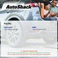 thumbnail image 3 of AutoShack Rear Vented Drilled & Slotted E-Coated Brake Rotors + Ceramic Pads + Calipers 8-PC Brake Kit Replacement for 2010-2012 Chevy Express 3500 2017 GMC Savana 3500 ShadowGuard 12.99" (330 mm), 3 of 5