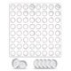 thumbnail image 1 of Topes para puertas de gabinetes, 128 piezas para amortiguación de sonido y protección de superficies, topes para gabinetes, transparentes, autoadhesivos, cierre suave, almohadillas de goma adhesivas 3, 1 of 1