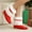 #340-Red, variant on Wowcloth Women's Fashion Snow Boots - Red Bow Decor Slip-On Flat Comfortable Lined Winter Booties for Casual Outfit