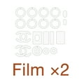 thumbnail image 2 of LokChuiDor Hardware Protective Film, Compatible with Classical Flap(Medium/Small/Mini Square). Purse Hardware Sticker Transparent, Anti-Scratch, Clear, 2 of 8