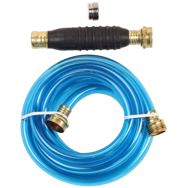 G T Water Products Inc 340 Drain King All In One Kit 1 1 2 Inch To 3 Inch All In One Kit Contains 10 Hose 1 Brass Adapter 1 Model 186 By Gt Water Products Inc Walmart Com