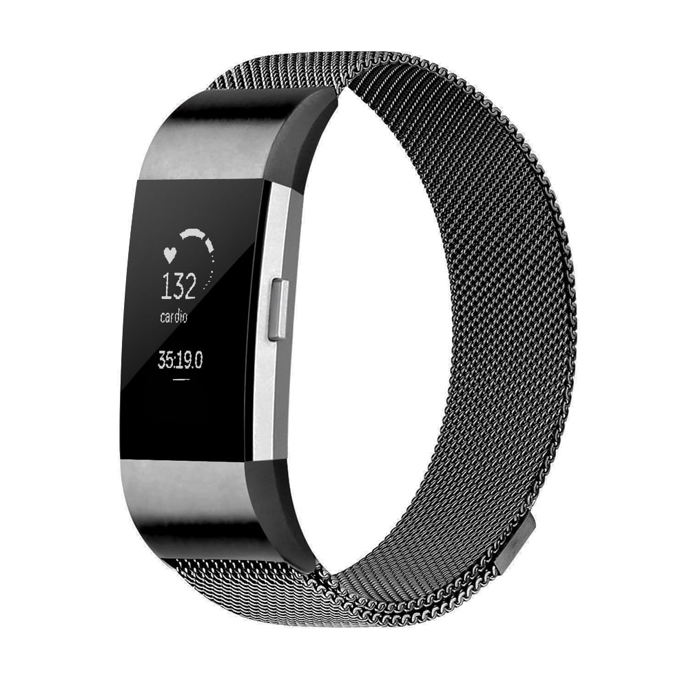 Tech Elements Wrist Fitbit Charge 2 band : Milanese Loop Stainless Steel Band for Fitbit Charge
