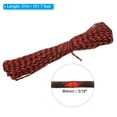 thumbnail image 2 of Uxcell 100 Feet 7-Strand Core Paracord 3/16 Inch Nylon Cord Camping Rope 600lb Tensile Strength Red Camo, 2 of 5