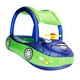 thumbnail image 2 of Juguete flotante para piscina,Flotador de piscina para bebés con dosel,suministros portátiles,Barco de baño con forma de coche,dibujos animados,cómodo verano,Flotador de Azul profundo, 2 of 9