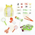 thumbnail image 2 of MasteelfCA 22Pcs Insects Toys Set with Telescope Insect Net Outdoor Insect Observation Box Capture Kit Kids Scientific Educational Toys (Insects and Sunflower Storage Box), 2 of 7