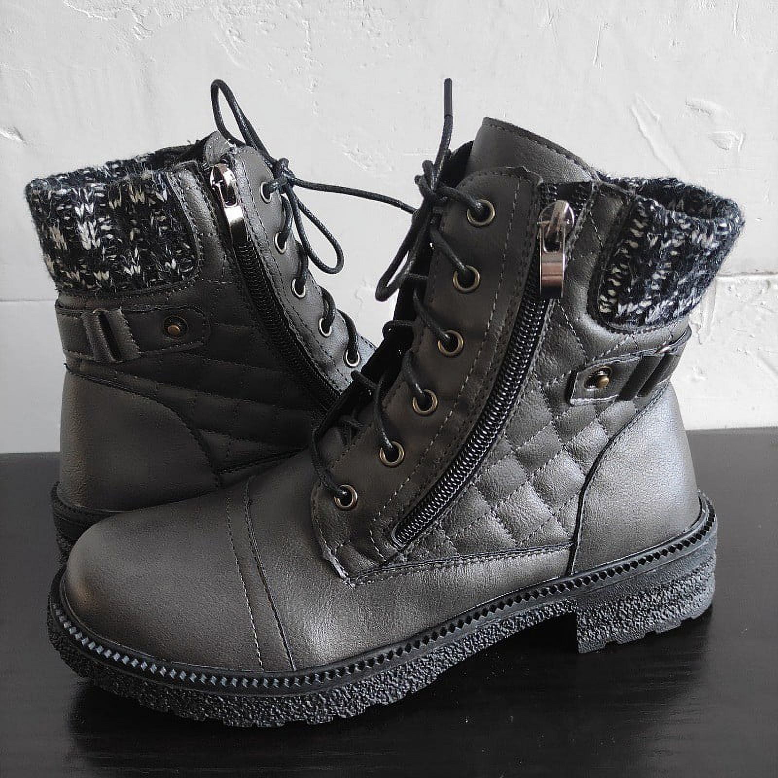 Teacher Appreciation Gifts AXXD Mid-Calf Boots,Booties Comfort Ladies Fall Shoes For Women 2024 Snow Boots For Women Over-the-Knee Shoes For Clearence