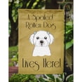 thumbnail image 3 of Carolines Treasures BB1456GF Maltese Spoiled Dog Lives Here Flag Garden Size, 3 of 3