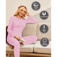 thumbnail image 2 of Ekouaer Womens Thermal Underwear Set – Lightweight Base Layer Long Johns & Shirt – Warm Winter Pajamas & Cold Weather Base Layer, 2 of 6