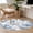 Multicolor, variant on Blue Coastal Round Area Rug 4 FT, Non Slip Indoor Outdoor Rug, Summer Nautical Ocean Beach Coral Fish Washable Soft Circular Carpet Non-Shedding Floor Mat for Coffee Table Nursery Foyer Balcony