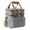 Grey, variant on THHEIC Expandable Insulated Large Lunch Box, Heavy Duty Double Deck Cooler Bag, Leakproof Lunch Bag for Work, Flight, Beach and Day Trips