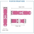 thumbnail image 2 of Pink Ribbon Breast Cancer Compatible with Apple Watch Band 38mm 40mm 42mm 44mm Women Men, Soft Silicone Sport IWatch Bands Replacement Strap Compatible for IWatch Series 7 6 5 4 3 2 1 SE, 2 of 8