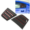 thumbnail image 3 of Rear Side Window Louvers 2PCS Car Exterior Side Window Louvers Carbon Fiber Style Replacement for  2011 2021, 3 of 8
