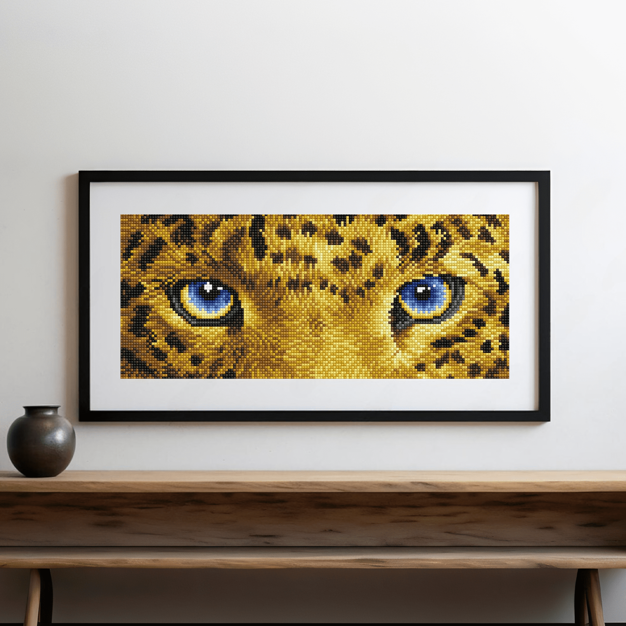 Diamond Dotz Jaguar Spy Eyes Diamond Painting Kits for Adults - Diamond Art Kits a Relaxing Creative Craft Kit with Dotz Gems 7.1"x16.5"