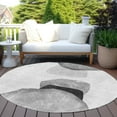 thumbnail image 6 of Addison Rugs Chantille Indoor/Outdoor Transitional Organic Gray Washable Round Rug, 8' x 8', 6 of 6