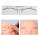 thumbnail image 5 of Juego De Plantillas De Regla Para Cejas, Plantilla Adhesiva De Microblading Para Cejas Que Evita Resbalones Para Tatuajes De Cejas, 5 of 7