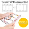 thumbnail image 4 of Yayeee Rocker Switch Wall Plate 1-Gang 4.6"x2.9" Home Decorative Outlet Cover, Flamingo Pattern, 4 of 6