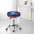 thumbnail image 5 of Red and Blue Fire Dragon Round Bar Stool Seat Covers, Elastic Round Chair Cover Stool Seat Slipcover Bar Stool Cushions Round Pad for 12-14 inch, 5 of 5