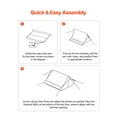 thumbnail image 6 of KFFKFF Camping Hot Tent for 2 People, Cabin Tent with Stove Jack and Poles, Waterproof Shelter with Fire-Resistant Ground Mat, Portable 4-Season Tent for Outdoor Activities like Hiking, Fishing, 6 of 9