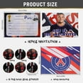thumbnail image 7 of 16-Piece Birthday Invitation Set with Envelopes and Stickers, Mbappe Football Party Invitations, Blank Name Party Invitation Cards, Birthday Party Supplies, 7 of 7