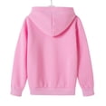 thumbnail image 5 of GiLiling Oversized Hoodie for Girls, Fall Fashion Versatile Plain Hooded Sweatshirt, Casual Comfy Long Sleeve Pullover Top (Pink, 13-14 Years), 5 of 5