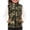 Camouflage, variant on Polyester Young Girls Kid Outerwear Vest with Stand Collar with Pockets Children's blanket warm vest for Fall, Soccer Ball with Colorful Paint Splatter Pattern Boys Girls Polar Fleece Vest
