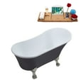 thumbnail image 3 of 55" Streamline N359BNK-IN-BNK Clawfoot Tub and Tray With Internal Drain, 3 of 14