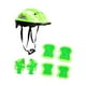 thumbnail image 4 of Juego de casco de bicicleta para niños, casco para patines, equipo portátil con protección para muñecas y Verde, 4 of 9