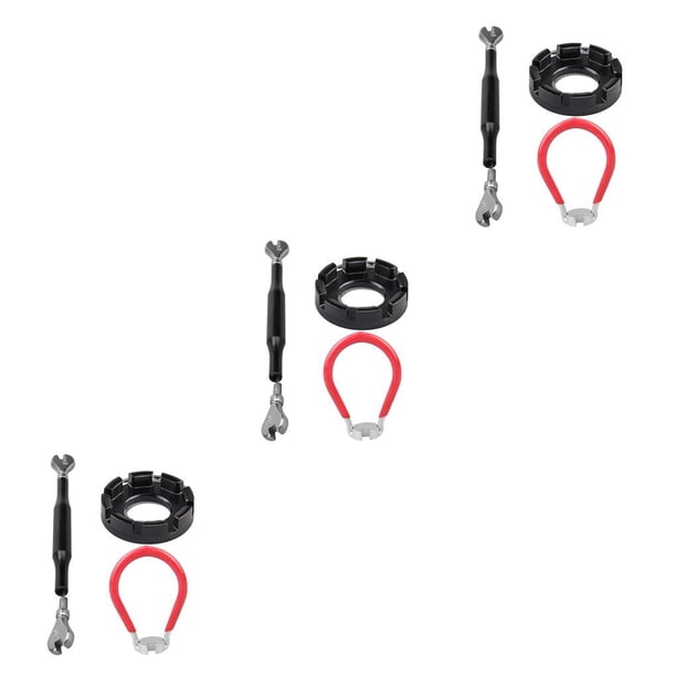 Kit de herramientas de reparación de bicicletas Eigraketly llave de rueda de bicicleta de montaña Acero