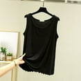 thumbnail image 2 of ZyeKqe Tank Tops for Women Sleeveless Undershirts Crewneck Base Layer Vest Loose Comfy Loungewear, 2 of 7