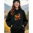 thumbnail image 4 of Cool Harvest Thanksgiving Hoodie for Men Women, Funny Turkey Graphic Pullover Hooded Sweatshirt, Cozy Cotton Poly Blend, Holiday Fall Outfit, 4 of 5