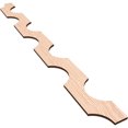 thumbnail image 6 of Ekena Millwork 47"H x 3/8"T Pomeroy Adjustable Wood Decorative Slat Wall Panel Kit, Red Oak (contains 12 Slats), 6 of 16