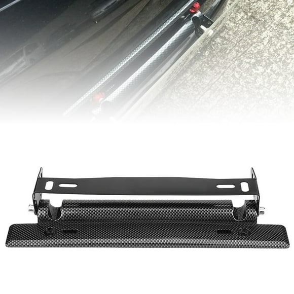 Car License Plate Frame, Car Universal Adjustable Sun Water Weather Proof Car License Plate Frame Holder