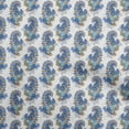 thumbnail image 1 of oneOone Georgette Viscose Navy Blue Fabric Paisleys Craft Projects Decor Fabric Printed By The Yard 42 Inch Wide, 1 of 5