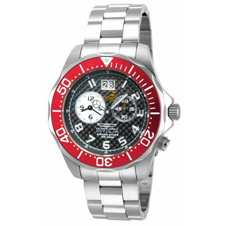 Invicta Men's 14444 Pro Diver Quartz 2 Hand Black Dial Watch
