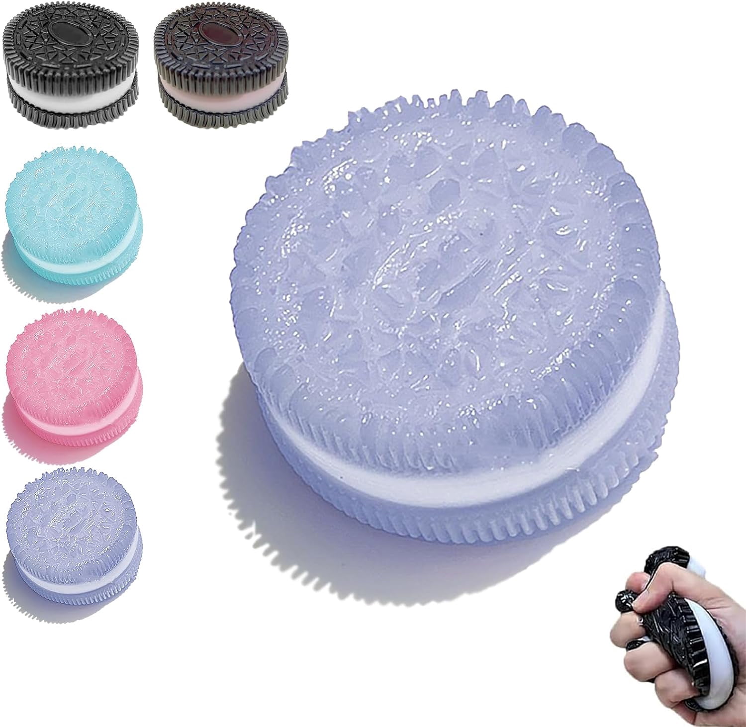 4 Biscuits Anti-stress Squishy - Jouets Sensoriels Pour Adultes Et Enfants - Idéal Pour Décompresser