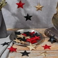 thumbnail image 4 of 30PCS 3 Colors 1.6 Inch Metal Star Decor Barn Star with Hole Iron Vintage Texas Stars Arts Hanging Decors for Crafts House Christmas 4th of July Indoor Outdoor Farmhouse Country Decor Colorful, 4 of 9
