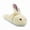 Beige, variant on Bunny Slippers for Women and Men, Cute Animal Plush Rabbit Fuzzy Slippers, Soft Fluffy Winter Warm House Slipper Indoor Outdoor Shoes