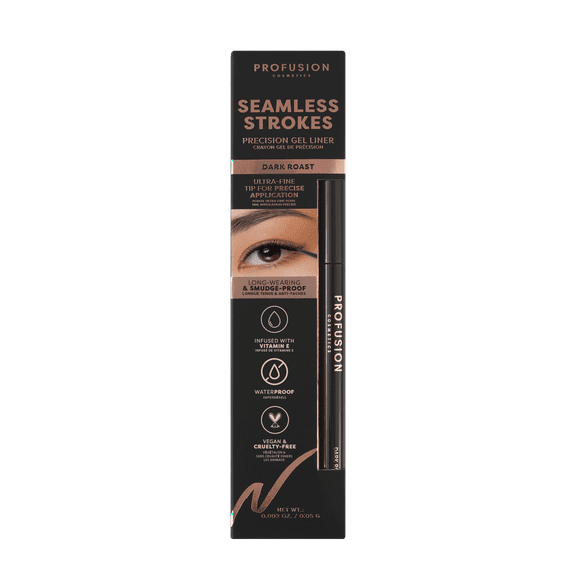 Profusion Cosmetics Seamless Strokes Precision Gel Liner - Dark Roast